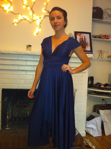 The Two Birds Bridesmaid dresses can be worn different ways so they are great for bridesmaids with varying body shapes.