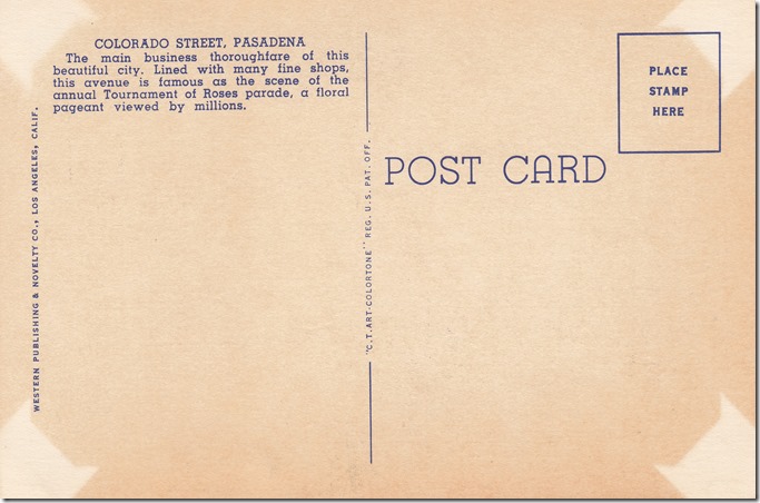 East Colorado Street, Pasadena, California Pg. 2 East Colorado Street, Pasadena, California Pg. 2