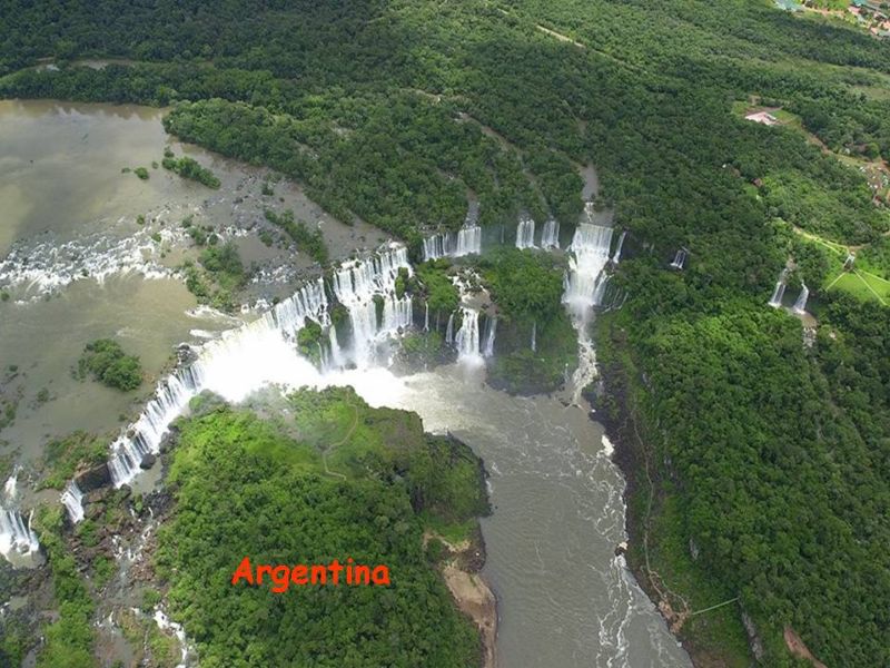 Worlds Most Beautifil Borders ARGENTINA, PARAGUAY and BRASIL