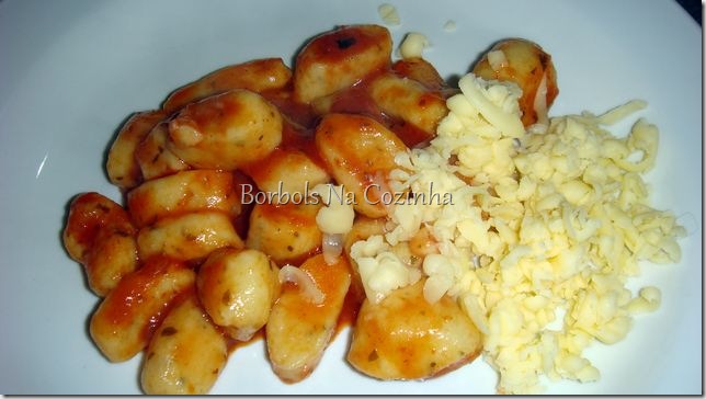 Nhoque Borbols na Cozinha Nhoque Borbols na Cozinha