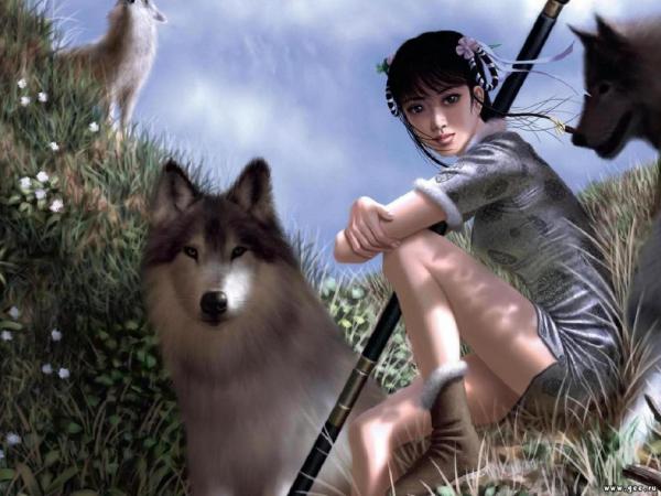 Girl With Dogs, Magic Beauties 3
