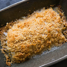 Baked Cod with Ritz Cracker Topping