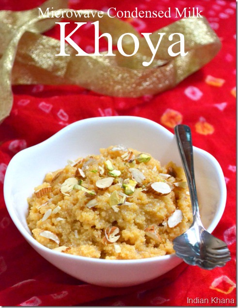 Easy indian sweets for diwali kalakand khoya recipe in microwave