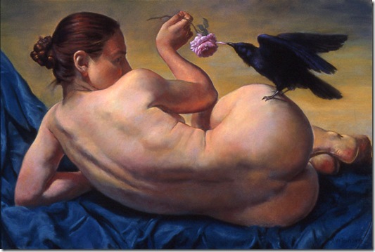 Young-Woman-with-a-Ravin-Ron-Monsma-ENKAUSTIKOS Young-Woman-with-a-Ravin-Ron-Monsma-ENKAUSTIKOS
