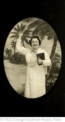 'Woman with book and palm trees' photo (c) 1920, George Eastman House - license: http://www.flickr.com/commons/usage/