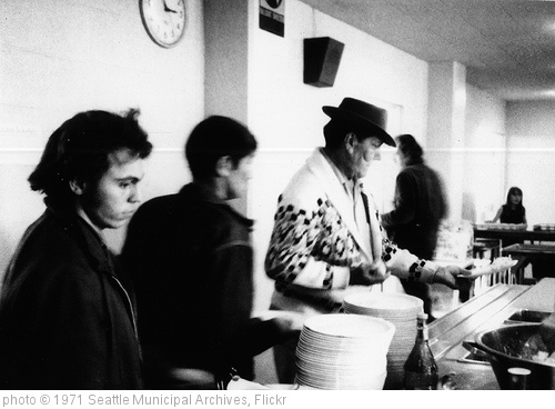 'Men at soup kitchen, 1971' photo (c) 1971, Seattle Municipal Archives - license: http://creativecommons.org/licenses/by/2.0/