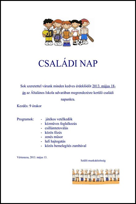 csal&aacute;di nap