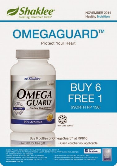 Promo November 2014 – Omega Guard Buy 6 FREE 1
