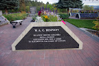 W.A.C. Bennett  He loved British Columbia with a passion and raised her, like a child to maturity in the family of Canada
