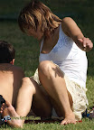 Woops steady you might show us your panty