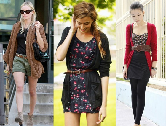 Moda para o dia a dia: Dicas para usar sueter e cardigans. 4 Moda para o dia a dia: Dicas para usar sueter e cardigans.