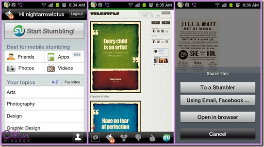 StumbleUpon for Android