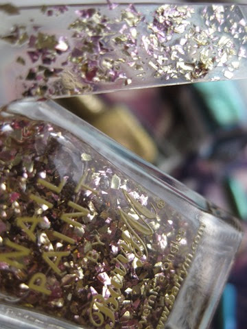 BarryM-Aquarium-Treasure-Chest-gold-pink-glitter-Nail-polish-