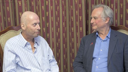 Christopher Hitchens y Richard Dawkins