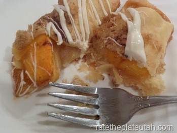 White chocolate Peach Dumplings 2
