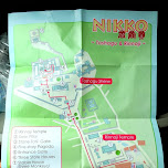 nikko map in Nikko, Japan 