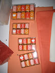 Different versions of our chocolate favors.