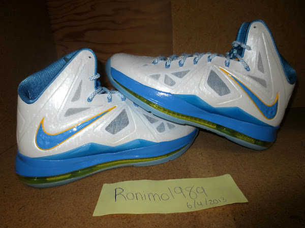 Detailed Look at Swin Cash8217s LEBRON X Chicago Sky PEs