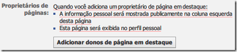 Proprietários de páginas Proprietários de páginas