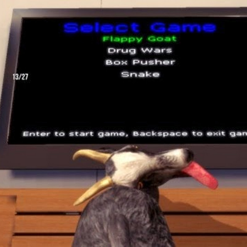 So können Sie Goat Simulators geheime Mini-Spiele spielen