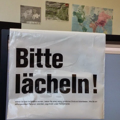 Bitte lächeln Bitte lächeln
