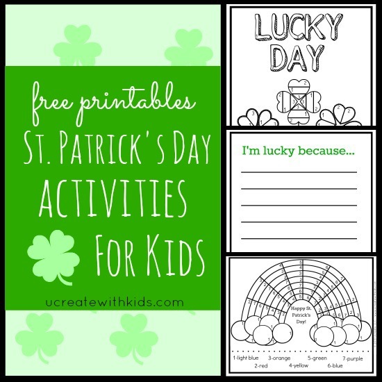 St Patricks Day Activities for Kids - free printables