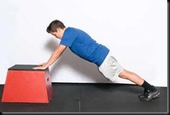 incline push up incline push up