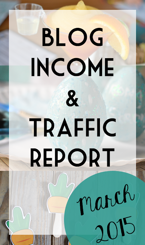 Blog Income and Traffic Report for March 2015 - www.poofycheeks.com