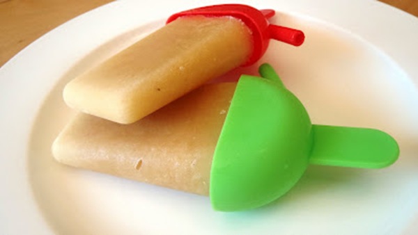 Applesauce popsicles