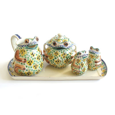 Add some personality to your table with this quirky tea set. (emiliaceramics.com)