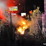 Early Saturday morning, a vehicle traveling south on highway 99 from Florin was traveling at a slow rate of speed and straddling the slow lane and shoulder at approx 65MPH according to CHP. The vehicle then accelerated, went completely onto the shoulder launched over a drainage culvert landing on the south end of a freeway barrier, flipped over and burst into flames. Another motorist attempted to kick out the windshield but was unable to get the driver out. The driver of the vehicle was pronounced dead on the scene. It was still too early to discover if alcohol was a factor and the incident is under investigation. No other vehicles were involved and the driver was the sole occupant of the vehicle. News_120714_FatalVehicRollover
