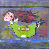 Feeling Excellent Acrylic & Glass on Wood