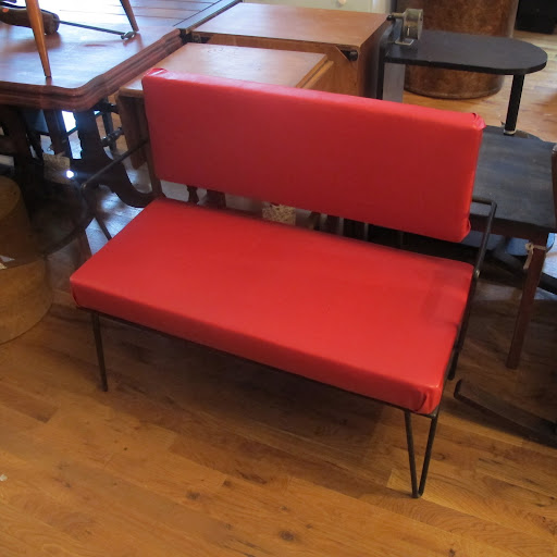 We thought this bench would be perfect recovered for Martha's granddaughter Jude.