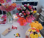 Our beautiful bouquets were made from candy flowers from Fancy Flours. Our beautiful bouquets were made from candy flowers from Fancy Flours.