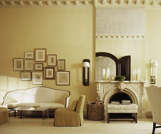 A white-chocolate room. (Designed by Tom Scheerer)