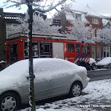 Fire in the snow