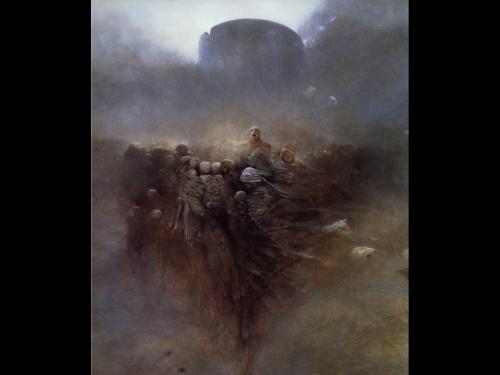 Zdzislaw Beksinski Dead Rock, Death
