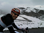 Still smiling despite the conditions..