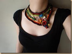 crochet necklace