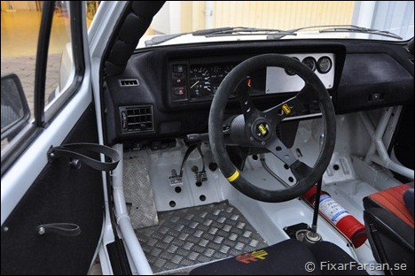 Golf GTI mk1 ombyggd för Racing