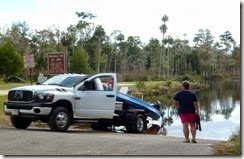 Dan launching at Waccasassa