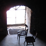 Spooky chair on our descent from the Witches Bridge!