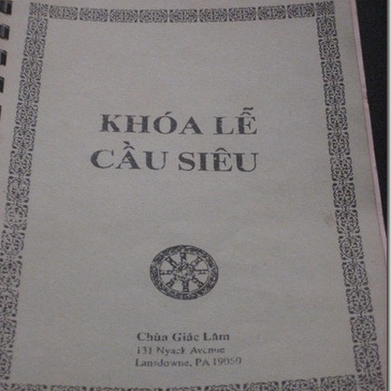 NGHI THỨC CẦU SIÊU