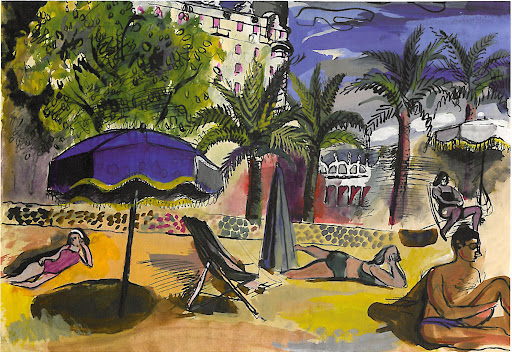 One of Hicks' watercolors. Whereas I collect tear sheets, take photographs and jot notes, Hicks would paint his inspiration. One of Hicks' watercolors. Whereas I collect tear sheets, take photographs and jot notes, Hicks would paint his inspiration.