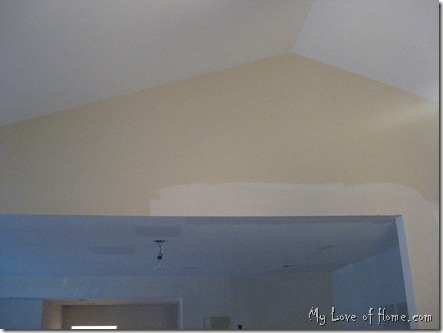 painted ceiling peak