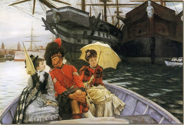 James Tissot, Le port de Portsmouth James Tissot, Le port de Portsmouth