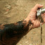 He also put some mud on my arm, I'm not sure what level of fascination he expected from this.