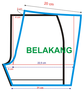 pola belakang