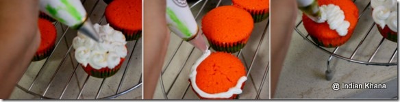 easy cupcake icing technique with step wise pics
