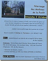 Pèlerinage des madones. Pèlerinage des madones.